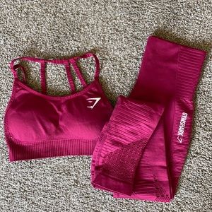GYMSHARK ENERGY SEAMLESS SET LEGGINGS SPORT BRA XS